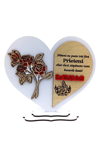 OEM Personalized gift for Friends - model 2, heart with personalized message – 15 cm