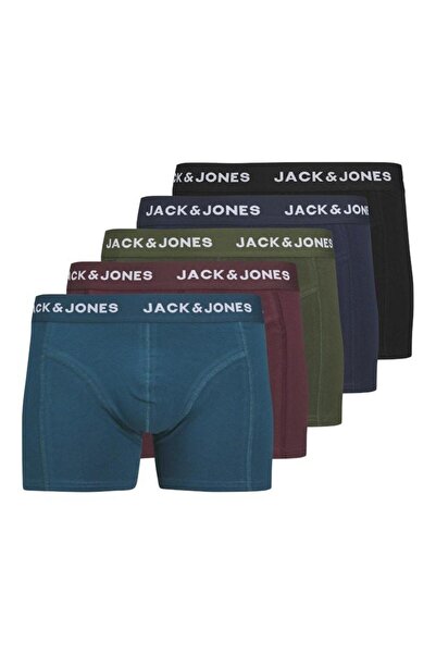 Jack & Jones Jack Jones Teo Solıd 5 Li Paket Erkek Boxer 12259076