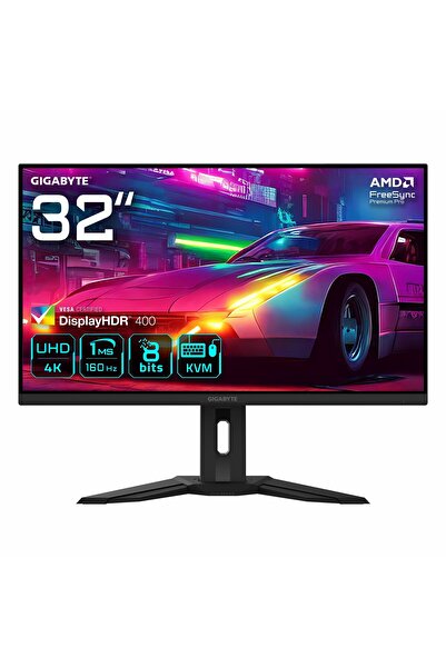 Gigabyte Monitor Gaming IPS LED Gigabyte 31.5" M32UP, UHD (3840 x 2160), HDMI, Boxe, 160 Hz, 1 ms (Negru)