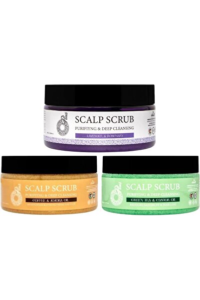 MAYCARE Scalp Purifying Deep-Clean Scrub Trio (Lavender, Rosemary, Coffee, Gr...