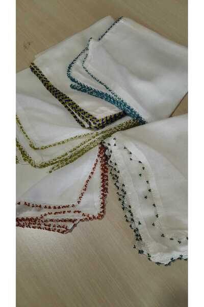 Papatyam 5 Pieces of 80 cm Bead and Needle Embroidery Handcrafted Writing// Light Chest Stained /Yemeni/Handcrafted Dowry Bag