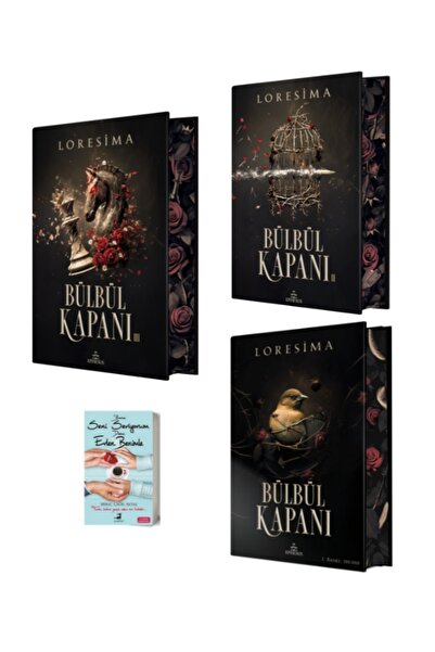 Ephesus Yayınları Bülbül Kapanı 1, 2, 3 Ciltli Yan Boyamalı Loresima 3 Kitap Set