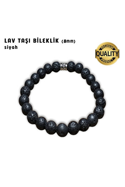 LAV TAŞI BİLEKLİK - 8 MM