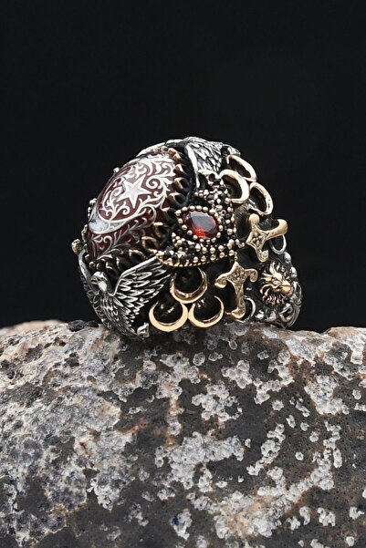 Prestige Özel Tasarım Ay Yıldızlı Ve Aslan Ve Kartal Ve Hz. Ali'nin Zülfikar ...