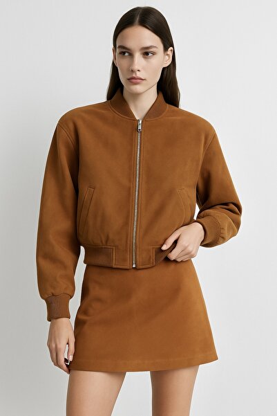 Flaner feman Süet Kısa Etek