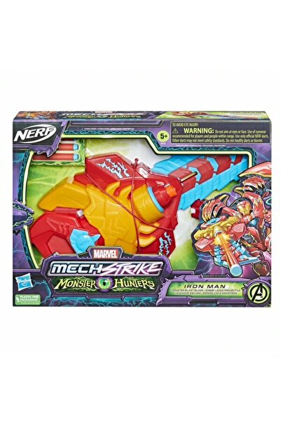 Nerf Avengers Mech Strike Monster Hunters Iron Man Monster Blast Blade