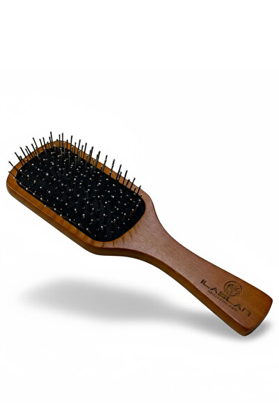 ilaslan international Natural Wooden Hair Brush Reduces Breakage, Prevents Hair Tangles, Massage Effective Comb