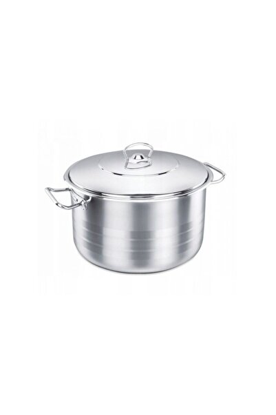KORKMAZ Oala cu capac din inox, 36x22cm 20litri, compatibila cu toate tipurile de aragaz,