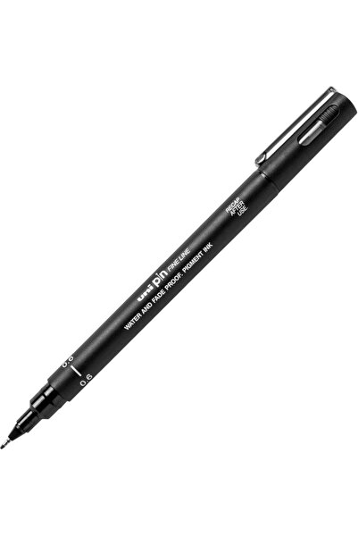 UNİ-BALL Uniball pin (0.6) fine line acrylic tip pen black