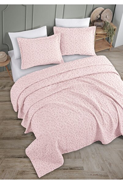 Monolisse Set cuvertură de pat Razın Jacquard, pudră dublă, 230x240 cm