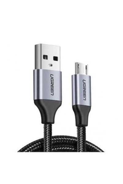 Ugreen Cablu USB-Micro-USB împletit cu încărcare rapidă US290, 2 m, negru