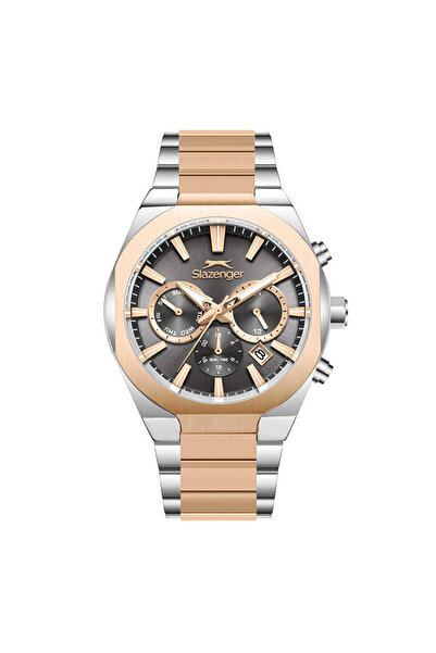 Slazenger Sl.09.2540.2.07 Quartz Steel Rose/Grey 42 mm Men's Wristwatch