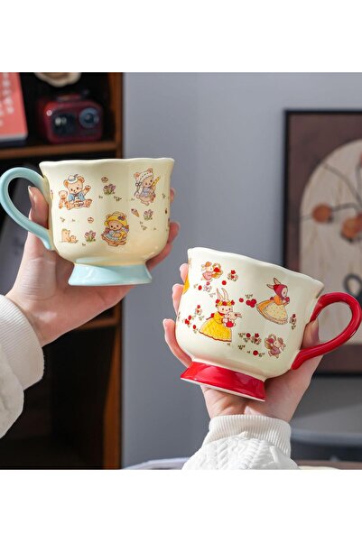 Gift Moda Masal Bahçesi Temalı Seramik Kupa