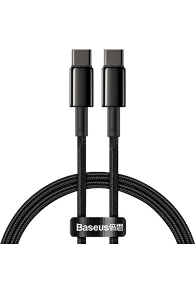 Baseus USB Type-C to USB Type-C Data & Charging Cable, 1 m, 100 W, 5 A, CATWJ-01, Black