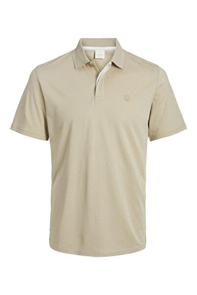 Jack & Jones Erkek Camel Jprccrodney Ss Polo Noos Polo Tişört 12251180-Fieldsof