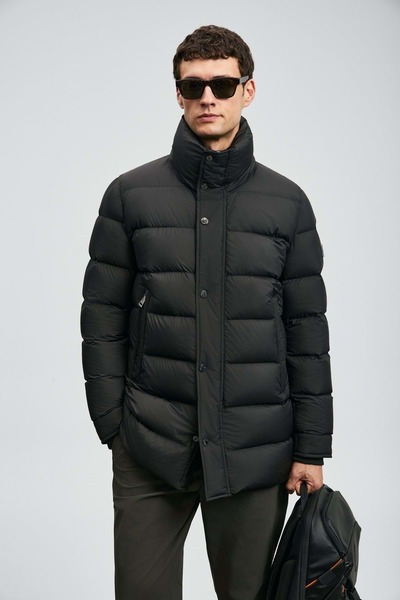 Lufian 112120255 Rıld Goose down Men's Coat Black