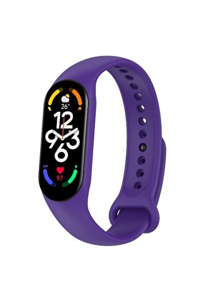VEGA Curea brățară fitness Xiaomi Mi Band 5/ Mi Band 6/ Mi Band 7, mov stelat