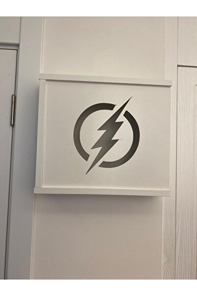 EMİRHANNALBUR Electrical Panel Concealment Box 35 X 40 cm Lightning Pattern