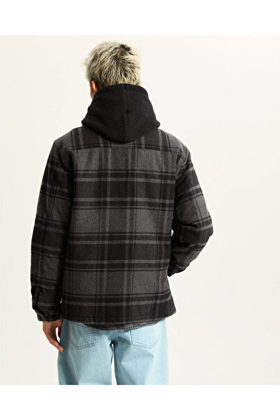 Vans Piedmont Hooded Plaid Shacket