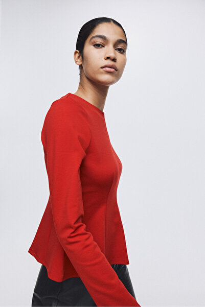 H&M Peplumlu Jarse Üst