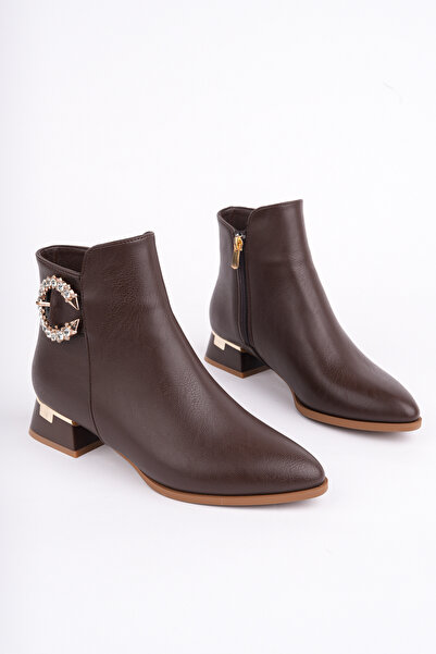 Madam Tarz DNZ-107 Toka Detaylı Topuklu Bot