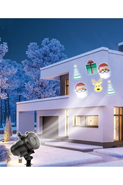 Lumi LUXURY LED Christmas projector ideal for outdoor/indoor fairy tale space, 9W, multicolor