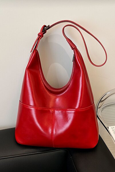 DEZ STORE Multi-Compartment Casual Shoulder Bag with Large Capacity