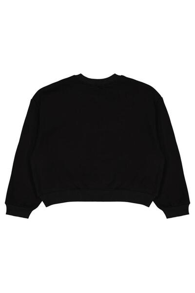 Civil Girls Plain 10-13 Years Old Sweatshirt - Black 12-13 Years Old