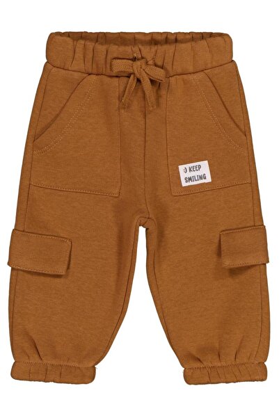 Civil Baby Keep Smiling Label Basic 6-18 Months Sweatpants - Brown 9-12 Months