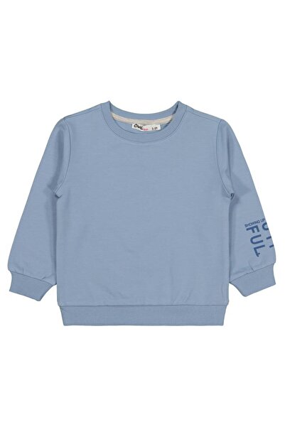 Civil Girls Basic 2-5 Years Old Sweatshirt - Blue 5-6 Years Old