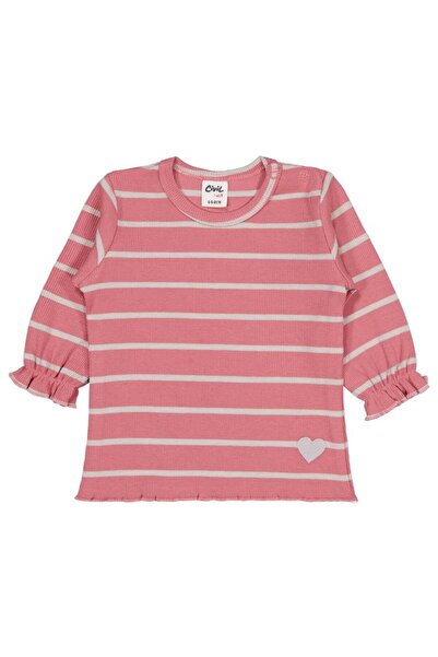 Civil Baby Çizgili 6-18 Ay Sweatshirt - Turuncu 18-24 Ay