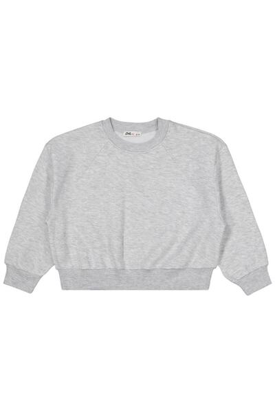 Civil Girls Απλό φούτερ για 6-9 ετών - Γκρι