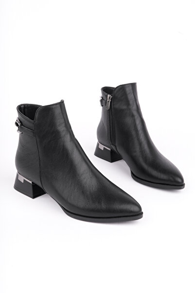 Madam Tarz Cizme cu toc scurt DNZ-102 cu detaliu curea