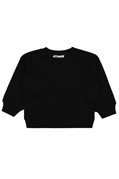 Civil Girls Plain 2-5 Year Old Sweatshirt - Black 4-5 Years Old