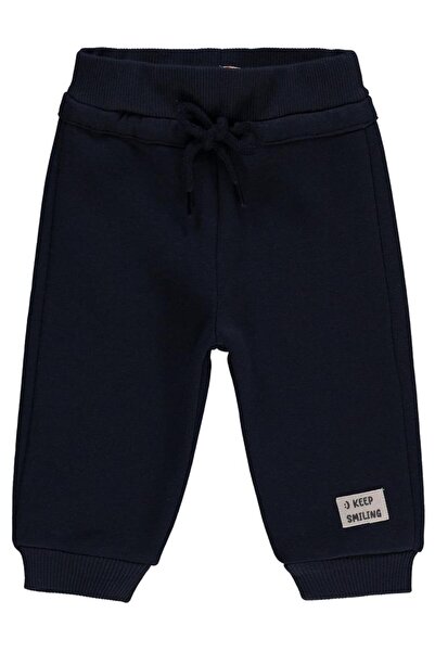 Civil Baby Keep Smiling Labeled Basic 6-18 Months Sweatpants - Navy Blue 9-12...