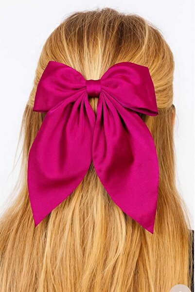 MAKSESUAR القوس الفوشيا النسائي بإبزيم تلقائي