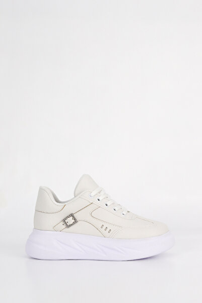 Mamito Ayakkabı MDL 470 Yan Taş Toka Detaylı Spor Ayakkabı