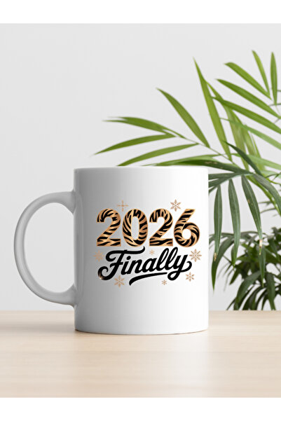 IŞILAY REKLAM 2026 New Year Collection Christmas Themed Design Coffee & Tea Cup