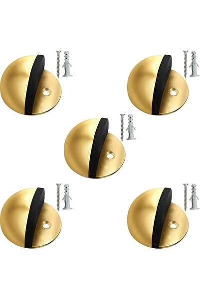 Raco سدادة باب أرضية من الفولاذ المقاوم للصدأ، نصف قمر بيضاوي مصقول مع مصد مط...