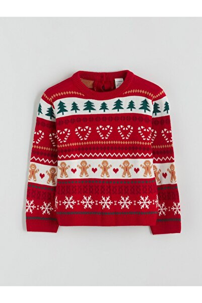 LC Waikiki Lcw Kids New Year's Themed Girls' Sweater