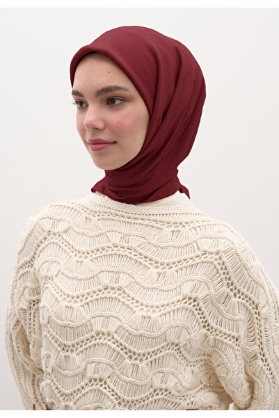 Fresh Cotton Viscose Scarf Cherry Crush