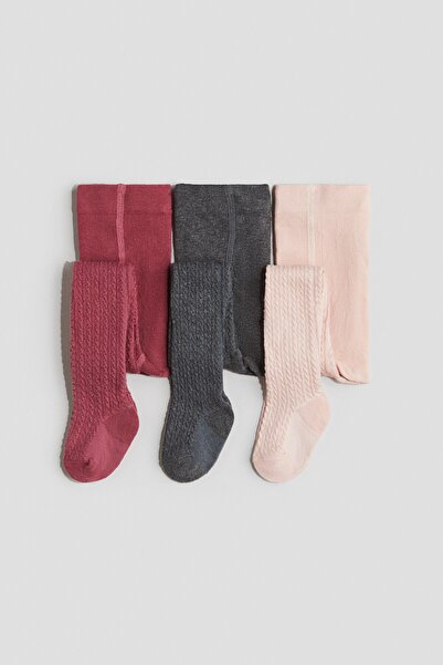 H&M 3'lü Külotlu Çorap