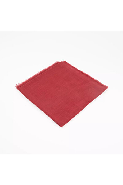 Hayrat Neşriyat Flameli Cotton Scarf (96X96 Cm. Bordeaux)