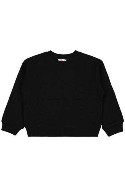 Civil Girls Απλό φούτερ για 6-9 ετών - Μαύρο για 6-7 ετών