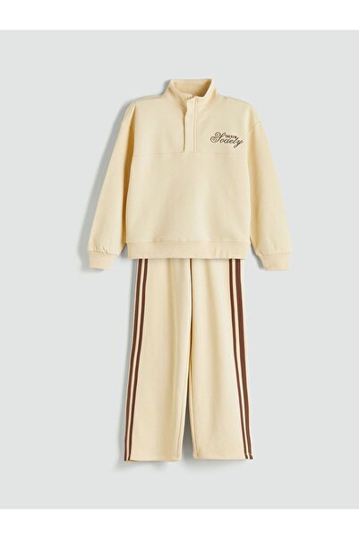 LC Waikiki LCW Kids Dik Yaka Kız Çocuk Eşofman Takım