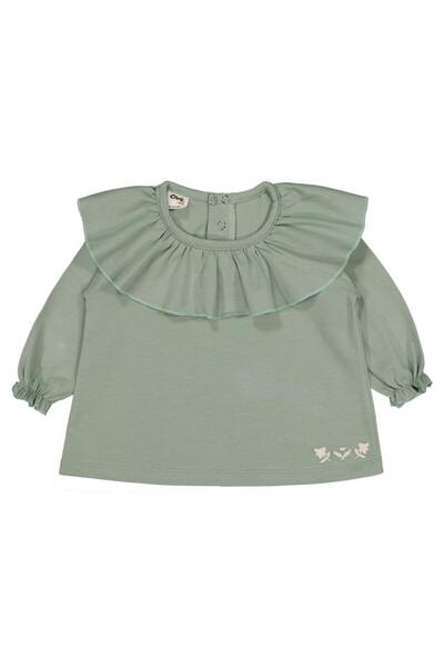 Civil Baby Yakalı 6-18 Ay Sweatshirt - Yeşil 18-24 Ay