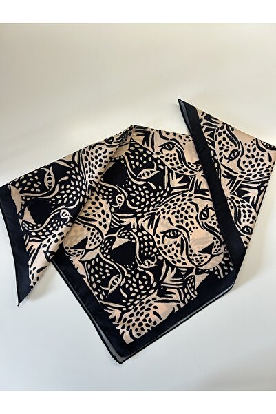 Leopar Desenli Fular