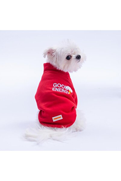 Pawstar Kırmızı Seattle Storm Good Energy Nakışlı Köpek Sweati Köpek Kıyafeti Kedi Kıyafeti