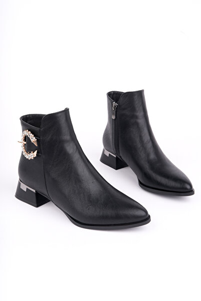 Madam Tarz Cizme cu toc cu detaliu cu cataramă DNZ-107