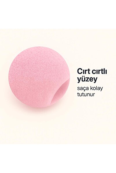 Gold Beauty Sünger Bigudi 6'Adet Büyük Boy Cırtlı Bigudi Çap: 5cm & Hair Rollers Saç Bigudisi